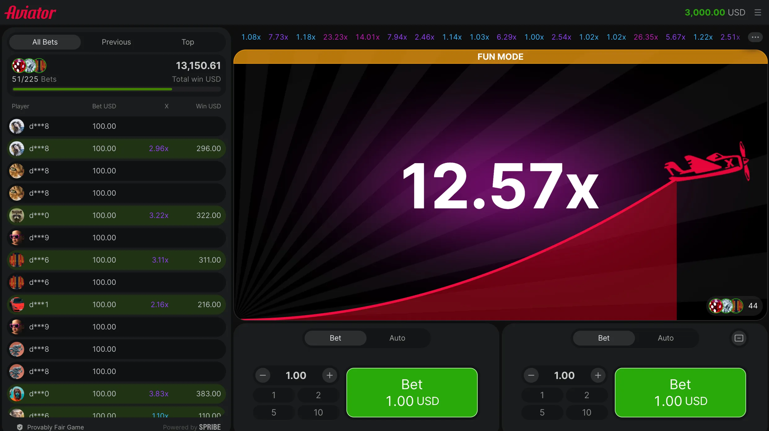 Aviator-demo-1st screen-X3Bet Casino2 